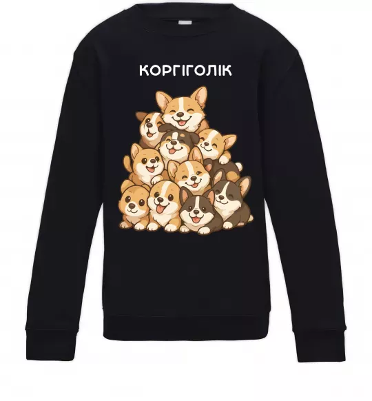 Детский Свитшот Коргіголік Черный фото
