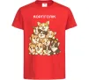 Детская футболка Коргіголік Красный фото