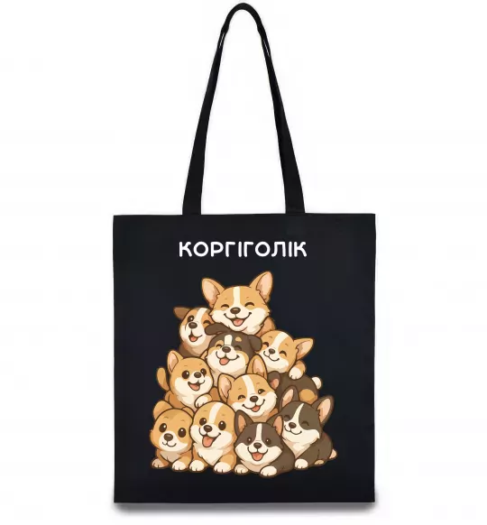 Эко-сумка Коргіголік Черный фото