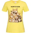 Жіноча футболка Коргіголік Лимонний фото