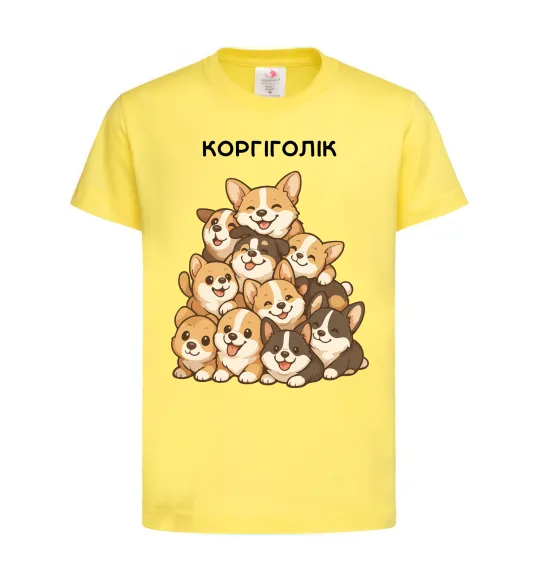 Дитяча футболка Коргіголік Лимонний фото