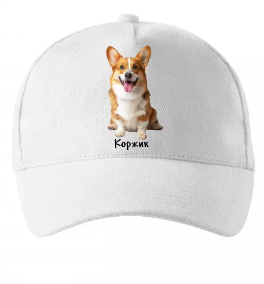 Кепка Коржик Білий фото