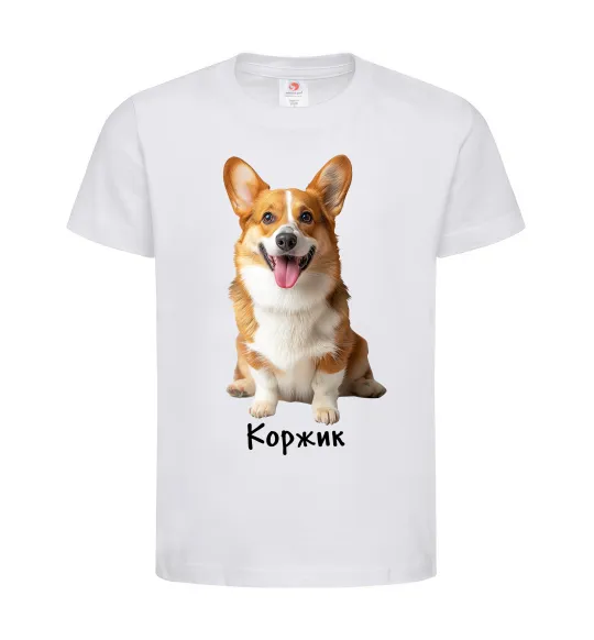 Детская футболка Коржик Белый фото