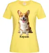 Женская футболка Коржик Лимонный фото