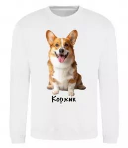 Світшот Коржик Білий фото