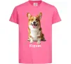Дитяча футболка Коржик Яскраво-рожевий фото