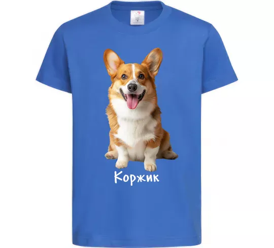 Дитяча футболка Коржик Яскраво-синій фото