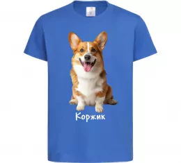 Дитяча футболка Коржик Яскраво-синій фото