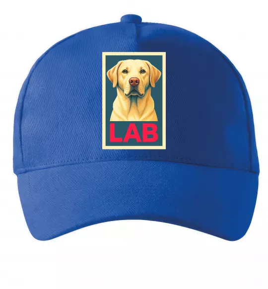 Кепка LAB лабрадор Яскраво-синій фото