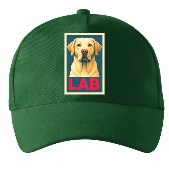 Кепка LAB лабрадор Темно-зелений фото