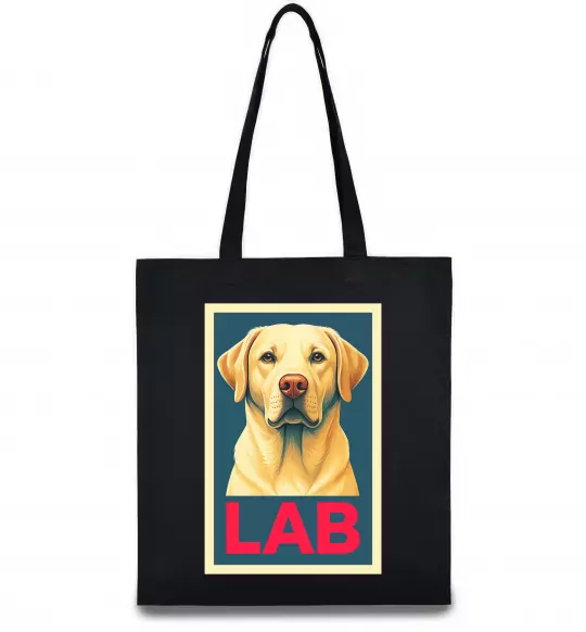 Еко-сумка LAB лабрадор Чорний фото