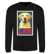Світшот LAB лабрадор Чорний фото