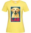 Женская футболка LAB лабрадор Лимонный фото