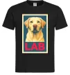 Мужская футболка LAB лабрадор Черный фото