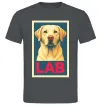 Мужская футболка LAB лабрадор Графит фото