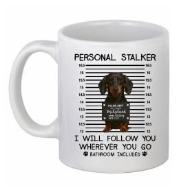 Чашка керамічна Такса Personal Stalker