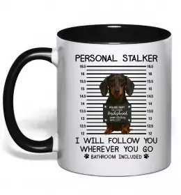 Чашка с цветной ручкой