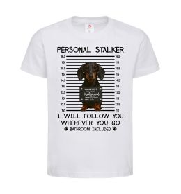 Детская футболка Такса Personal Stalker