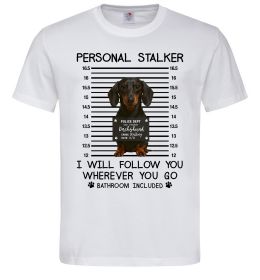 Мужская футболка Такса Personal Stalker