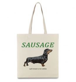 Эко-сумка Такса sausage