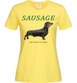 Жіноча футболка Такса sausage