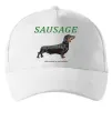 Кепка Такса sausage Белый фото