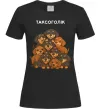 Жіноча футболка Таксоголік Чорний фото