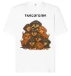 Футболка Оверсайз Таксоголік Белый фото