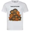 Чоловіча футболка Таксоголік Білий фото