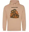 Женская толстовка (худи) Таксоголік Песочный фото