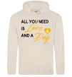 Женская толстовка (худи) All you need is love and dog Таш Женская толстовка (худи) All you need is love and dog Таш фото