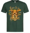 Чоловіча футболка Corgi born to be awesome Темно-зелений фото
