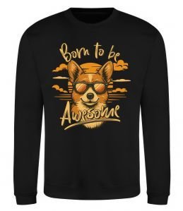 Світшот Corgi born to be awesome