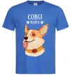 Чоловіча футболка Corgi mama Яскраво-синій фото