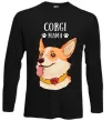 Лонгслив Corgi mama Черный фото
