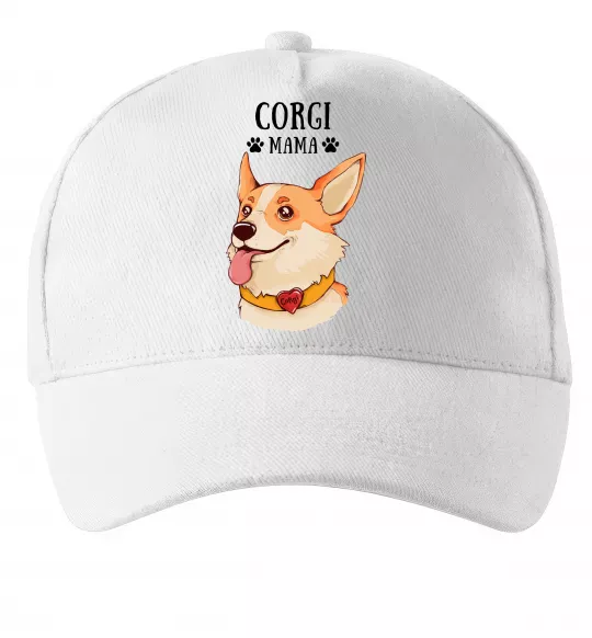 Кепка Corgi mama Белый фото