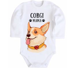 Дитячий бодік Corgi mama