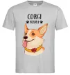 Чоловіча футболка Corgi mama Сірий фото