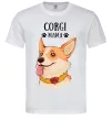 Чоловіча футболка Corgi mama Білий фото
