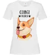 Жіноча футболка Corgi mama Білий фото