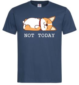 Мужская футболка Not today Corgi