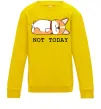 Дитячий світшот Not today Corgi Сонячно жовтий Дитячий світшот Not today Corgi Сонячно жовтий фото