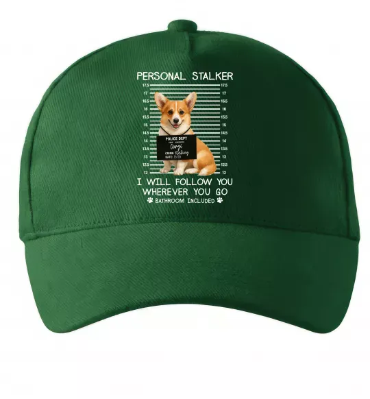 Кепка Corgi personal Stalker Темно-зелений фото