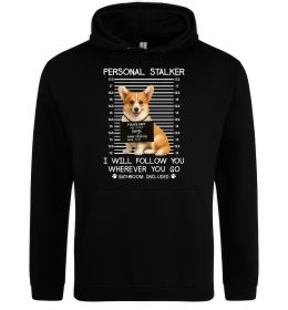 Женская толстовка (худи) Corgi personal Stalker