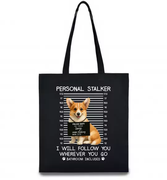Эко-сумка Corgi personal Stalker Черный фото