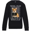 Детский Свитшот Corgi personal Stalker Черный фото