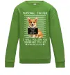 Детский Свитшот Corgi personal Stalker Лаймовый фото