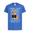 Дитяча футболка Corgi personal Stalker Яскраво-синій фото