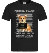 Чоловіча футболка Corgi personal Stalker Чорний Чоловіча футболка Corgi personal Stalker Чорний фото