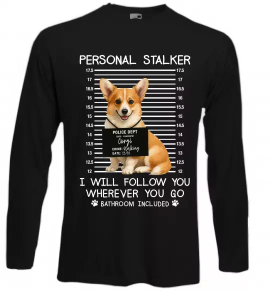 Лонгслив Corgi personal Stalker Черный фото